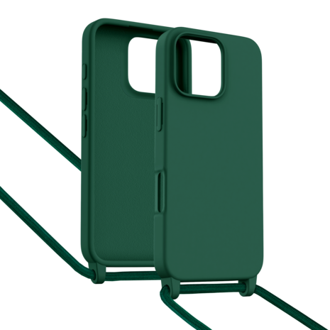 ShieldCase® ShieldCase iPhone 16 Pro Hülle mit Band (Dunkelgrün) ShieldCase® ShieldCase iPhone 16 Pro Hülle mit Band (Dunkelgrün)