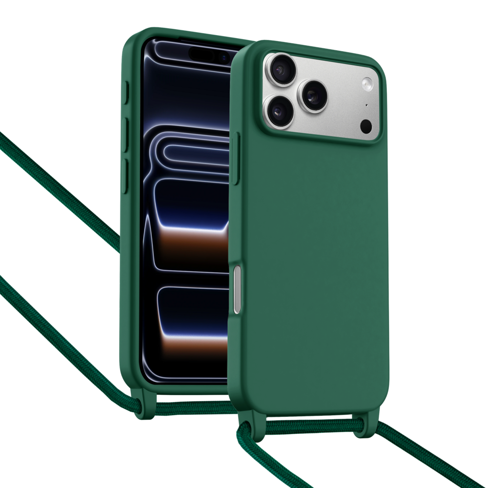 ShieldCase® ShieldCase iPhone 17 Pro Max Hülle mit Band (Dunkelgrün) ShieldCase® ShieldCase iPhone 17 Pro Max Hülle mit Band (Dunkelgrün)