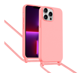 ShieldCase® iPhone 13 Pro Max Hülle mit Band (Rosa)