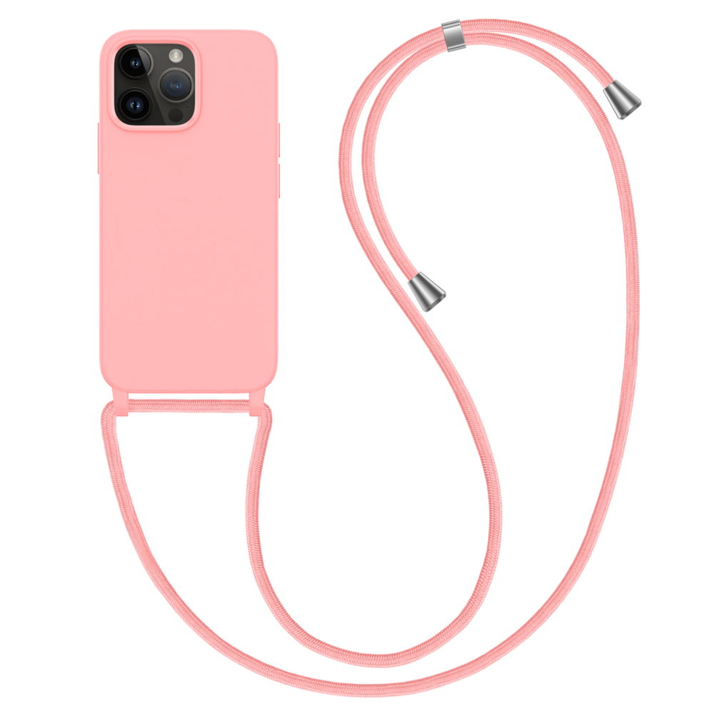 ShieldCase® ShieldCase iPhone 14 Pro Hülle mit Band (Rosa)