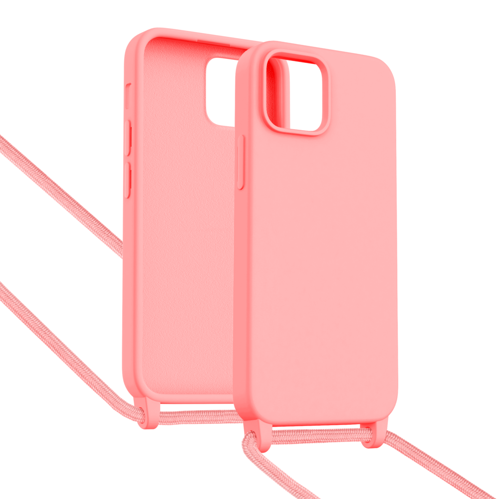 ShieldCase® ShieldCase iPhone 15 Hülle mit Band (Rosa) ShieldCase® ShieldCase iPhone 15 Hülle mit Band (Rosa)