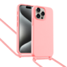 ShieldCase® ShieldCase iPhone 15 Pro Hülle mit Band (Rosa) ShieldCase® ShieldCase iPhone 15 Pro Hülle mit Band (Rosa)