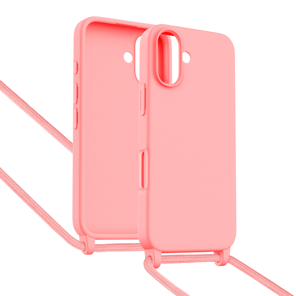 ShieldCase® ShieldCase iPhone 17 Hülle mit Band (Rosa) ShieldCase® ShieldCase iPhone 17 Hülle mit Band (Rosa)