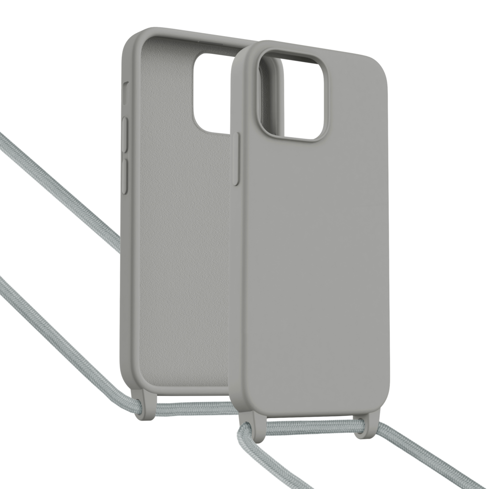 ShieldCase® ShieldCase iPhone 13 Pro Max Hülle mit Band (Grau) ShieldCase® ShieldCase iPhone 13 Pro Max Hülle mit Band (Grau)