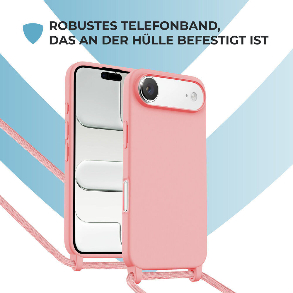 ShieldCase® ShieldCase iPhone Air Hülle mit Band (Rosa) ShieldCase® ShieldCase iPhone Air Hülle mit Band (Rosa)