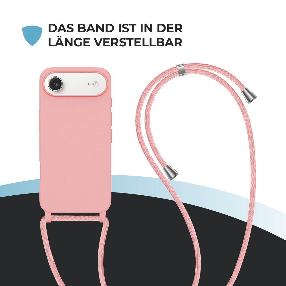 ShieldCase® ShieldCase iPhone Air Hülle mit Band (Rosa) ShieldCase® ShieldCase iPhone Air Hülle mit Band (Rosa)