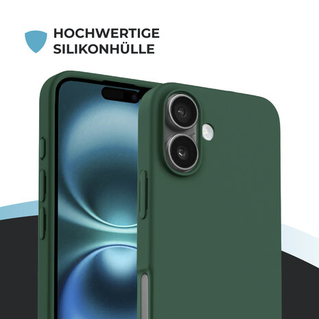 ShieldCase® ShieldCase iPhone 17 Hülle mit Band (Dunkelgrün) ShieldCase® ShieldCase iPhone 17 Hülle mit Band (Dunkelgrün)
