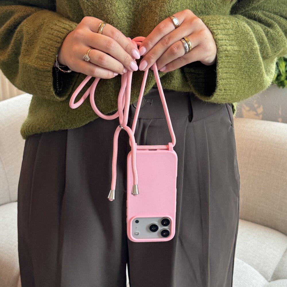 ShieldCase® ShieldCase iPhone 13 Pro Hülle mit Band (Rosa) ShieldCase® ShieldCase iPhone 13 Pro Hülle mit Band (Rosa)