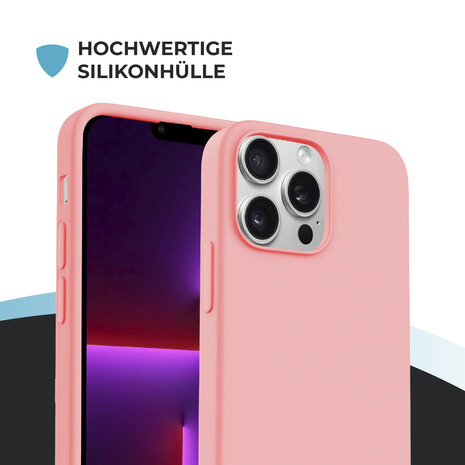 ShieldCase® ShieldCase iPhone 13 Pro Max Hülle mit Band (Rosa) ShieldCase® ShieldCase iPhone 13 Pro Max Hülle mit Band (Rosa)