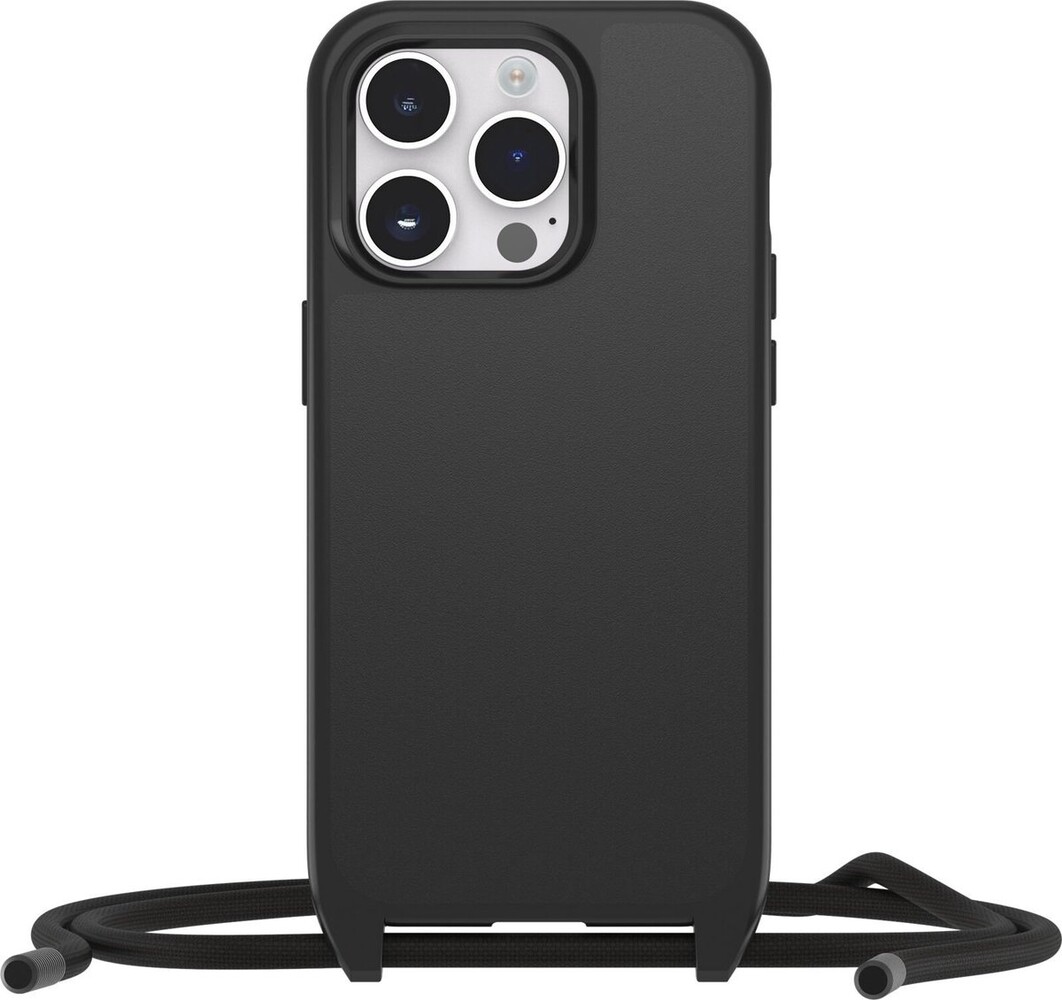 Otterbox OtterBox React Halskette passend für iPhone 15 Pro Max Hülle mit Kordel Schwarz Otterbox OtterBox React Halskette passend für iPhone 15 Pro Max Hülle mit Kordel Schwarz