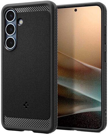 Spigen Spigen Samsung Galaxy S25 Plus Rugged Armor Hülle (Schwarz) Spigen Spigen Samsung Galaxy S25 Plus Rugged Armor Hülle (Schwarz)