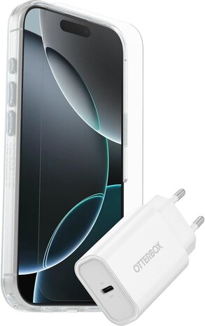 Otterbox OtterBox iPhone 16 Pro Symmtry MagSafe-Hülle mit Schutzset Otterbox OtterBox iPhone 16 Pro Symmtry MagSafe-Hülle mit Schutzset