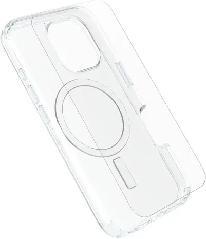 Otterbox OtterBox Symmetry MagSafe Hülle + Schutzset für iPhone 16 (Transparent)