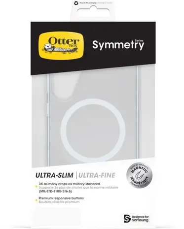 Otterbox OtterBox Symmetry MagSafe Hülle für Samsung Galaxy S25 Plus (Transparent)