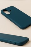 Coverzs Coverzs Solid Silikon Hülle iPhone 16  (Dunkelblau)