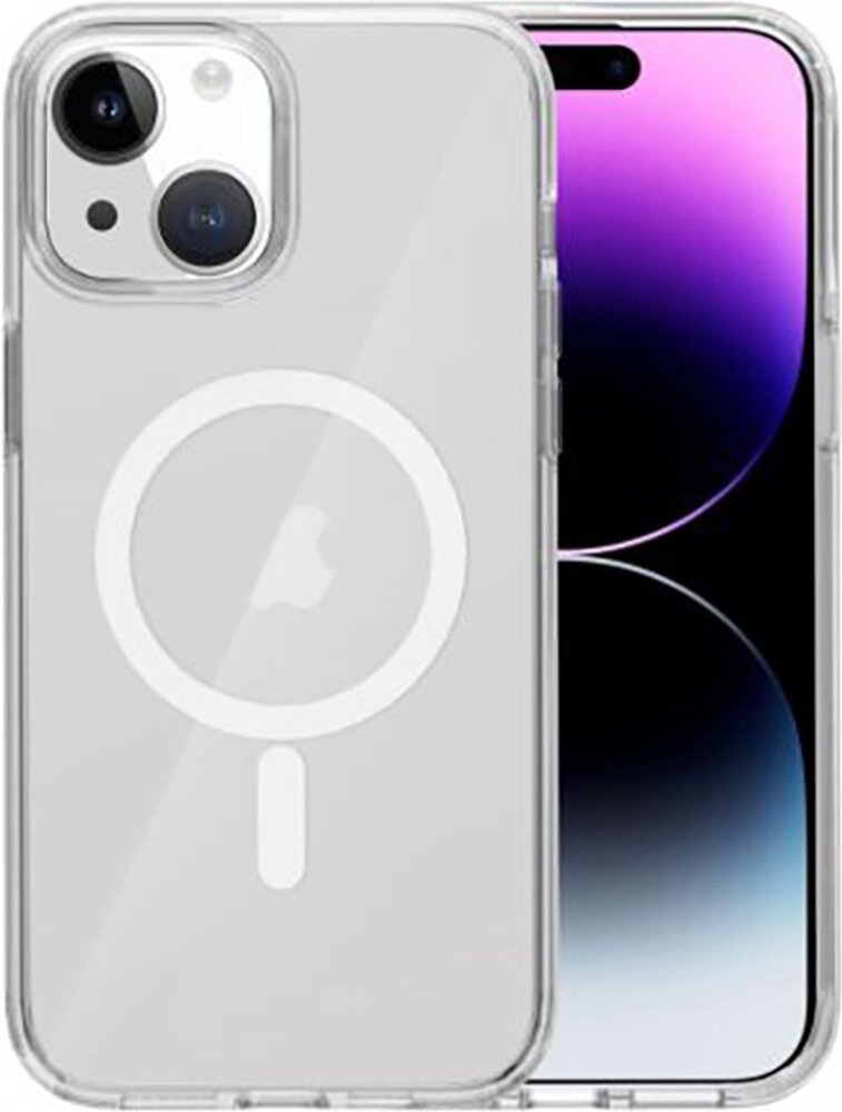 Coverzs Coverzs iPhone 14 Plus TPU MagSafe Hülle (transparent)