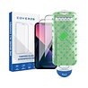Coverzs Coverzs iPhone 13 Pro Displayschutz aus gehärtetem Glas mit Rahmen (2-er Set)