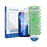 Coverzs Coverzs iPhone 13 Pro Max Displayschutz aus gehärtetem Glas mit Rahmen (2-er Set)