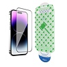 Coverzs Coverzs iPhone 14 Pro Max Displayschutz aus gehärtetem Glas mit Rahmen (2-er Set)