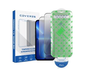 Coverzs iPhone 13 Pro Max Privacy Displayschutz aus gehärtetem Glas mit Rahmen (2-er Set)