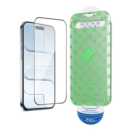 Coverzs Coverzs iPhone Air Anti-reflection Displayschutz mit Rahmen (2-er Set)