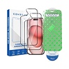 Coverzs Coverzs iPhone 15 Flexibles PMMA-Glas Displayschutz mit Rahmen (2-er Set)