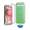 Coverzs Coverzs iPhone 15 Flexibles PMMA-Glas Displayschutz mit Rahmen (2-er Set)