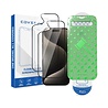 Coverzs Coverzs iPhone 15 Pro Flexibles PMMA-Glas Displayschutz mit Rahmen (2-er Set)
