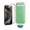 Coverzs Coverzs iPhone 15 Pro Flexibles PMMA-Glas Displayschutz mit Rahmen (2-er Set)