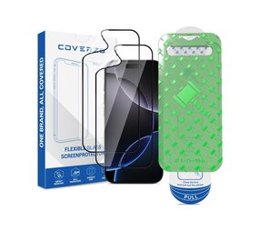 Coverzs iPhone 16 Pro Max Flexibles PMMA-Glas Displayschutz mit Rahmen (2-er Set) Coverzs iPhone 16 Pro Max Flexibles PMMA-Glas Displayschutz mit Rahmen (2-er Set)