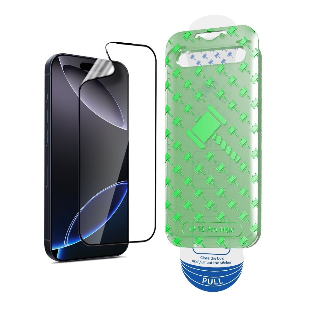 Coverzs Coverzs iPhone 16 Pro Max Flexibles PMMA-Glas Displayschutz mit Rahmen (2-er Set) Coverzs Coverzs iPhone 16 Pro Max Flexibles PMMA-Glas Displayschutz mit Rahmen (2-er Set)
