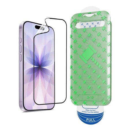 Coverzs Coverzs iPhone 17 Flexibles PMMA-Glas Displayschutz mit Rahmen (2-er Set)
