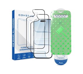 Coverzs iPhone Air Flexibles PMMA-Glas Displayschutz mit Rahmen (2-er Set) Coverzs iPhone Air Flexibles PMMA-Glas Displayschutz mit Rahmen (2-er Set)