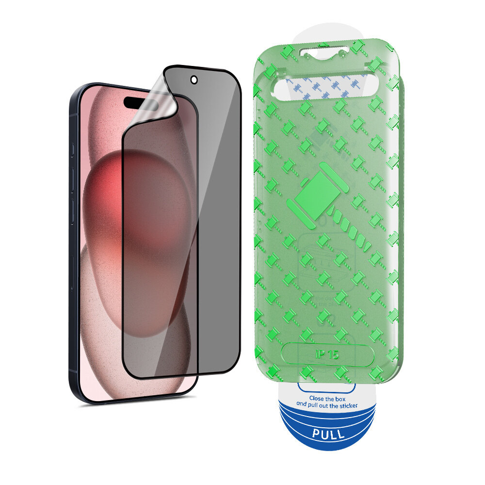 Coverzs Coverzs iPhone 15 Flexibles PMMA-Glas Privacy Displayschutz mit Rahmen (2-er Set) Coverzs Coverzs iPhone 15 Flexibles PMMA-Glas Privacy Displayschutz mit Rahmen (2-er Set)