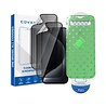 Coverzs Coverzs iPhone 15  Pro Max Flexibles PMMA-Glas Privacy Displayschutz mit Rahmen (2-er Set)