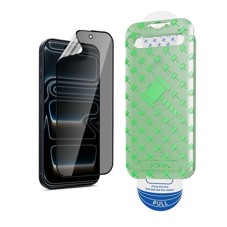 Coverzs Coverzs iPhone 17 Pro Flexibles PMMA-Glas Privacy Displayschutz mit Rahmen (2-er Set) Coverzs Coverzs iPhone 17 Pro Flexibles PMMA-Glas Privacy Displayschutz mit Rahmen (2-er Set)