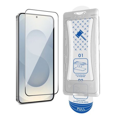 Coverzs Coverzs Samsung Galaxy S25 Plus Displayschutz aus gehärtetem Glas mit Rahmen (2-er Set) Coverzs Coverzs Samsung Galaxy S25 Plus Displayschutz aus gehärtetem Glas mit Rahmen (2-er Set)