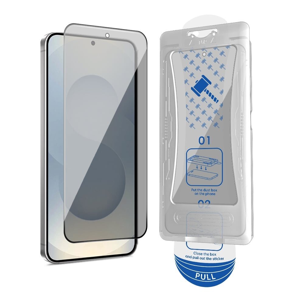 Coverzs Coverzs Samsung Galaxy S25 Plus Privacy Displayschutz aus gehärtetem Glas mit Rahmen (2-er Set) Coverzs Coverzs Samsung Galaxy S25 Plus Privacy Displayschutz aus gehärtetem Glas mit Rahmen (2-er Set)