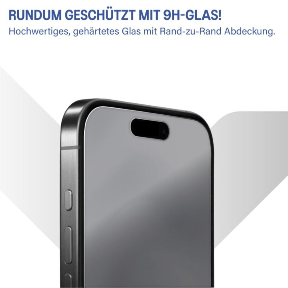 Coverzs Coverzs iPhone 13 Pro Privacy Displayschutz aus gehärtetem Glas mit Rahmen (2-er Set) Coverzs Coverzs iPhone 13 Pro Privacy Displayschutz aus gehärtetem Glas mit Rahmen (2-er Set)