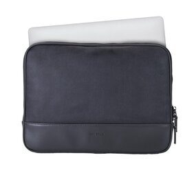 Coverzs PU-Leder-Laptoptasche - 13 Zoll (schwarz)