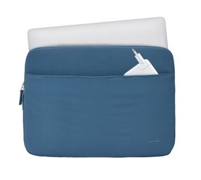 Coverzs Luxus-Laptop-Hülle mit zusätzlichem Fach - 15,6 Zoll (blau)