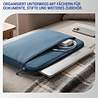 Coverzs Coverzs Luxus-Laptophülle mit zusätzlichem Fach - 13 Zoll (blau) Coverzs Coverzs Luxus-Laptophülle mit zusätzlichem Fach - 13 Zoll (blau)