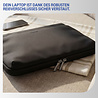 Coverzs Coverzs Nylon- und PU-Leder-Laptophülle - 15,6 Zoll (schwarz)
