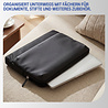 Coverzs Coverzs Nylon- und PU-Leder-Laptophülle - 14 Zoll (schwarz)