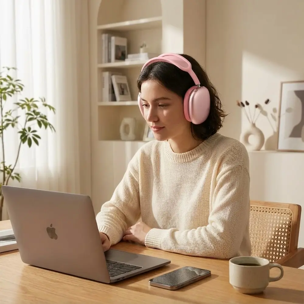 ShieldCase AirPods Max 2 Silikon-Ohrpolster (Sternenlicht)