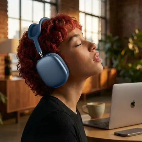 ShieldCase AirPods Max 2 Silikon-Ohrpolster (dunkelblau)