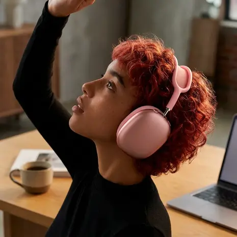 ShieldCase AirPods Max Silikon-Ohrpolster (rosa)