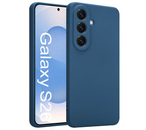 ShieldCase® Samsung Galaxy S26 Silikonhülle (dunkelblau)