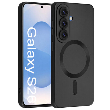 ShieldCase® ShieldCase Samsung Galaxy S26 MagSafe-Hülle mit Objektivschutz (schwarz) ShieldCase® ShieldCase Samsung Galaxy S26 MagSafe-Hülle mit Objektivschutz (schwarz)