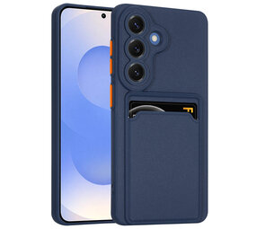 ShieldCase® Samsung Galaxy S26 Silikonhülle mit Kartenhalter (dunkelblau) ShieldCase® Samsung Galaxy S26 Silikonhülle mit Kartenhalter (dunkelblau)